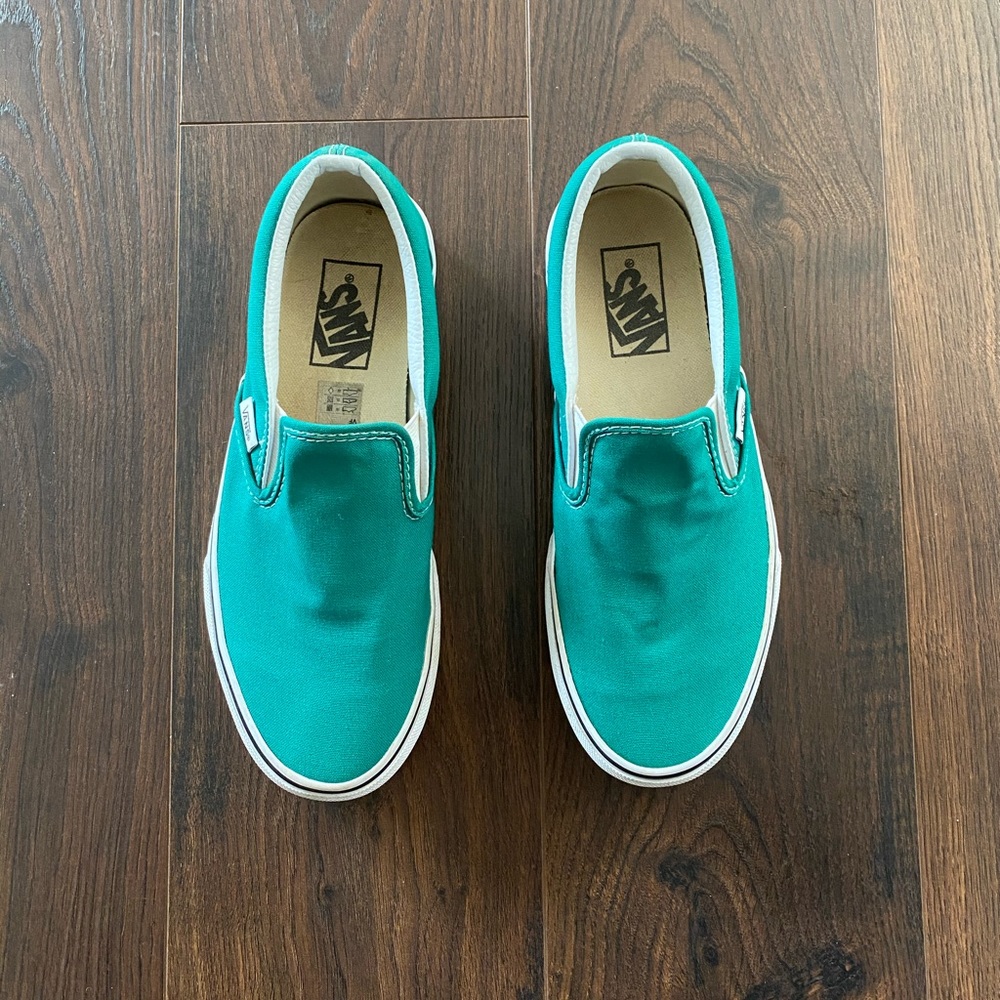 Vans Green Slip On
